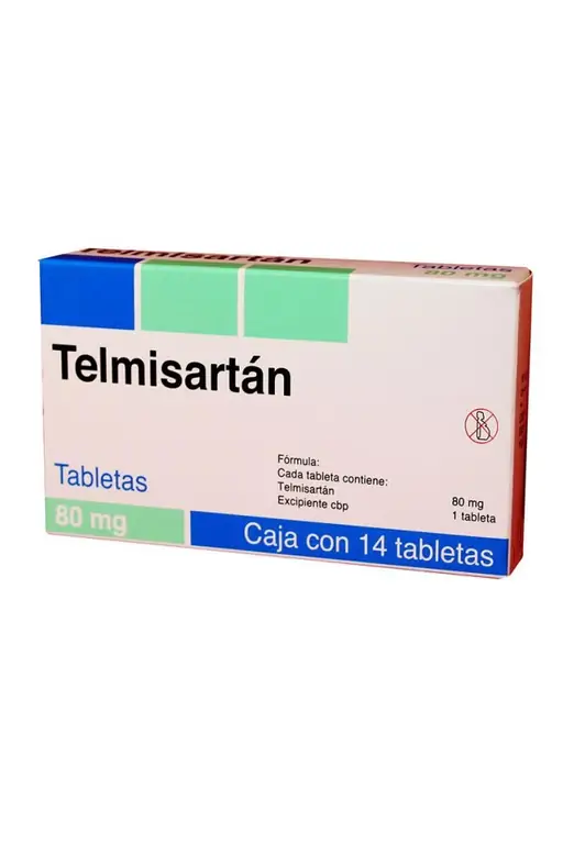 Mga tabletang Telmisartan