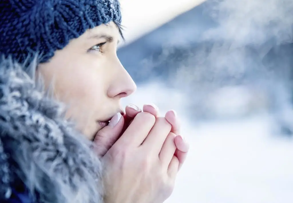 réaction au froid