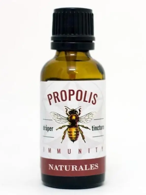 Soyuqdəymə üçün propolis tincture