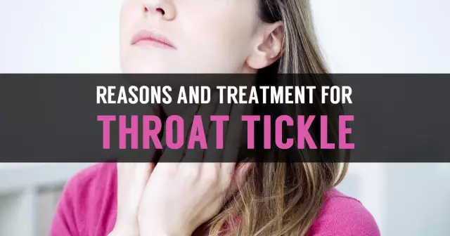 Why does my throat tickle? Psychosomatics