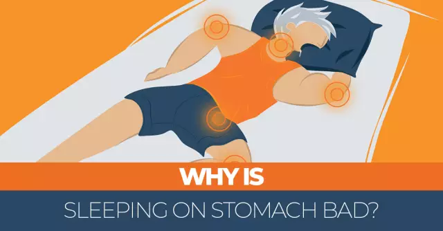 Why can't you sleep on your stomach? Is it bad to sleep on your stomach?