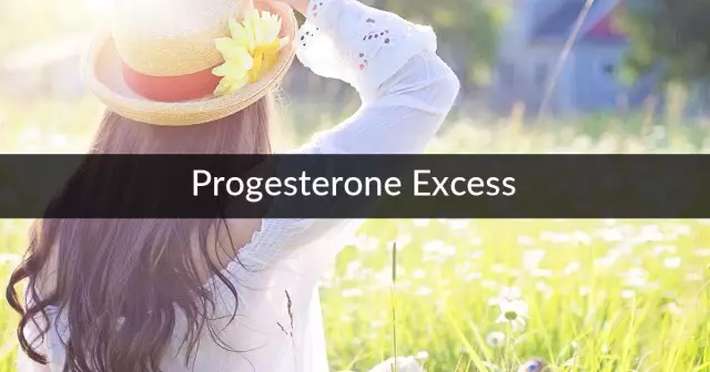 How can you lower progesterone if it is in excess?