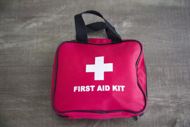 A first aid kit is a first-aid kit in your home