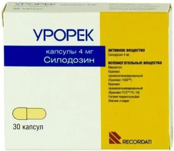 Urorek drug. Instructions for use