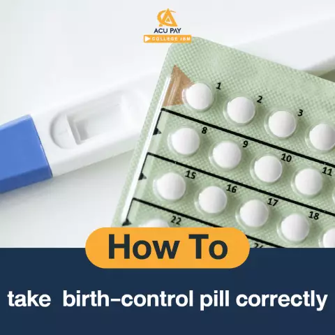 How to take birth control pills correctly?