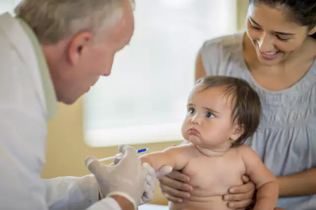 What vaccination does a baby need per year?