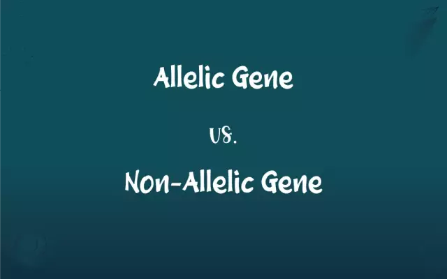 Allelic and non-allelic genes